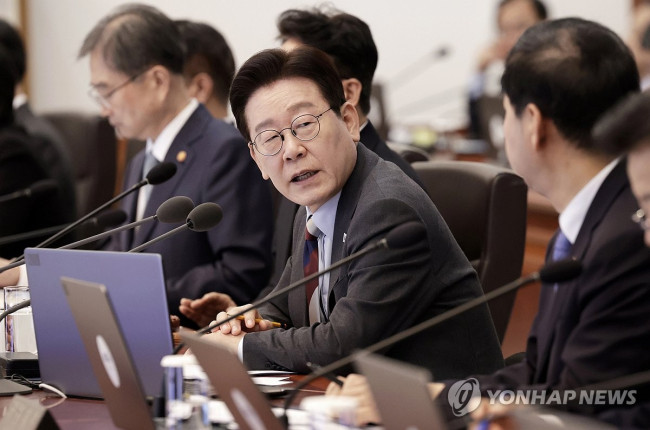 이재명 대통령, 국무회의 발언