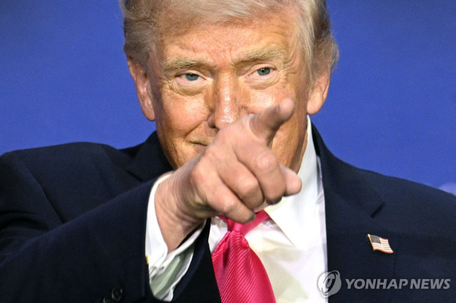 도널드 트럼프 미 대통령