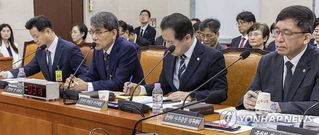 심문에 답하는 노태악 전 중앙선거관리위원장