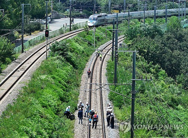 청도 열차사고 유관기관 합동 감식