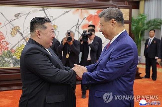 김정은, 시진핑과 북중정상회담