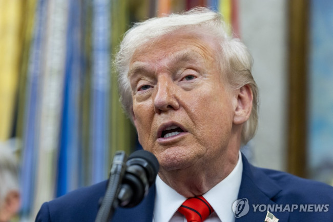도널드 트럼프 미국 대통령
