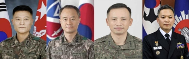 신임 특수전사령관, 수도방위사령관, 육군참모차장, 해군참모차장