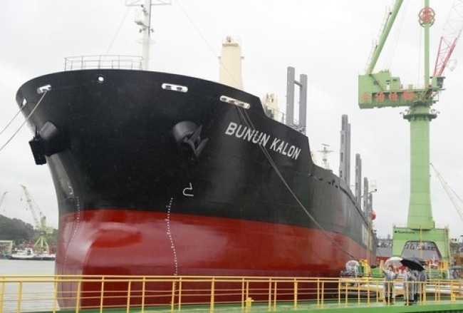 일본 에히메현 이마바리시에 있는 조선소의 모습. 